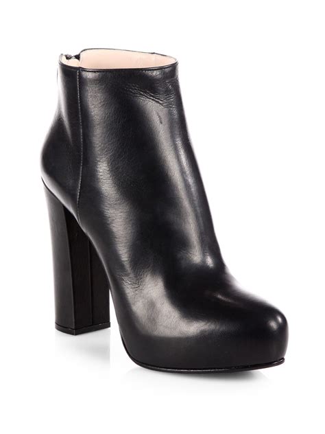 booties ankle strap prada|Women's Prada Ankle Boots & Booties .